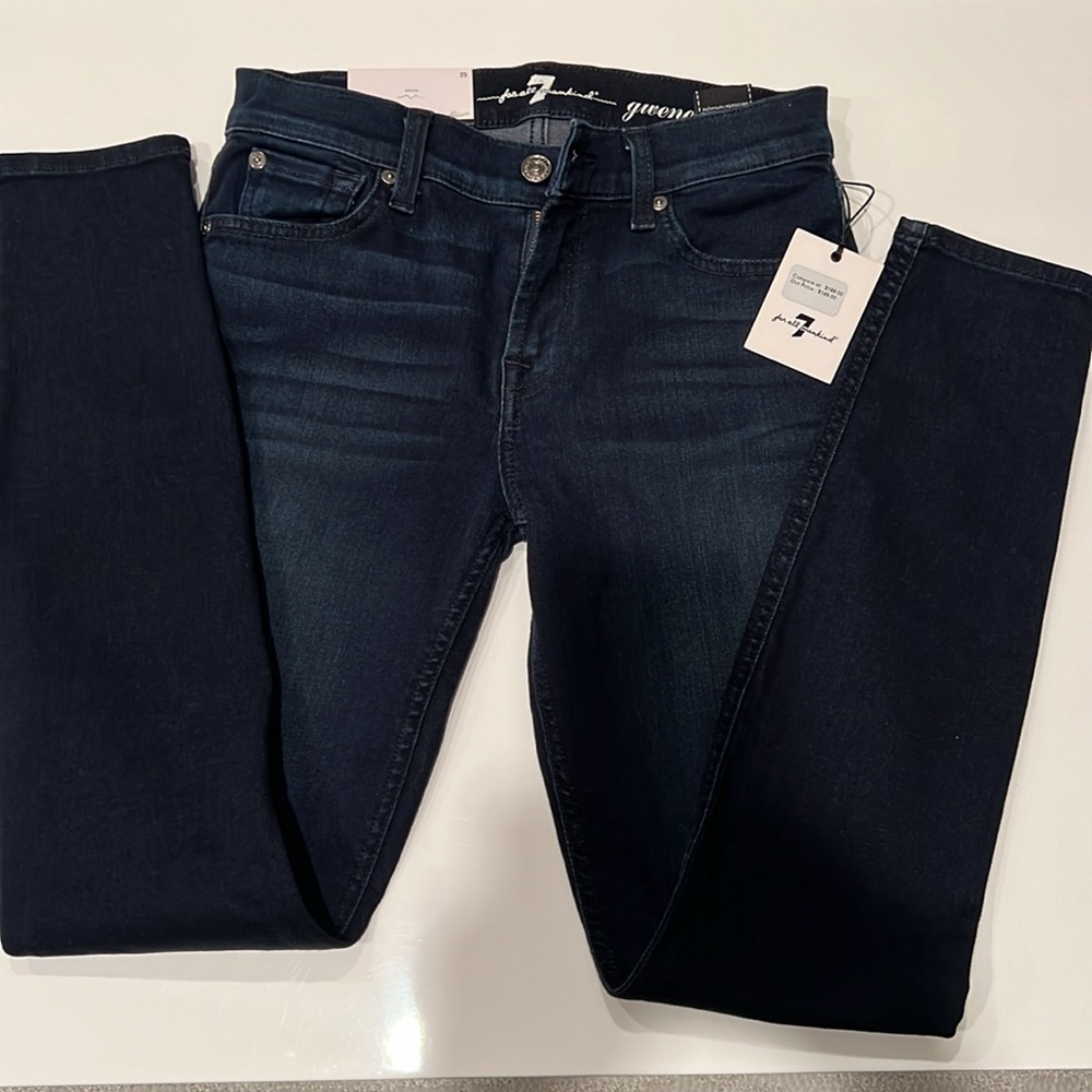 NWT, Seven for all mankind Gwenevere size 25 skinny jeans